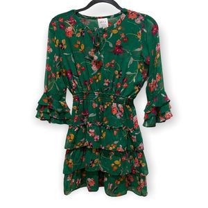 MISA LOS ANGELES Rose Dress in Kelly Blooms Size 12.